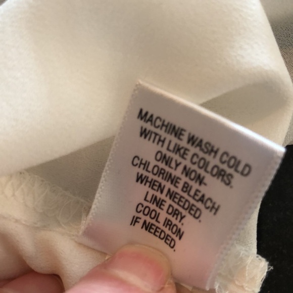 Apt.9 Pleated Front Long Sleeve Sheer Blouse - Picture 8 of 8